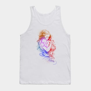 Mother Love  and baby colorful Tank Top